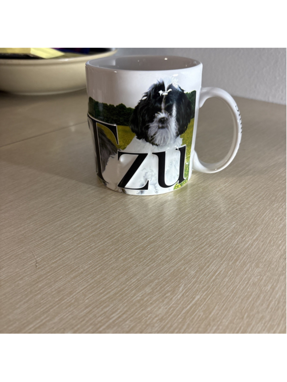 AMERICAWARE SHIH TZU 6oz Dog Mug 3D Sculpted Letters Best Friend Series 1196